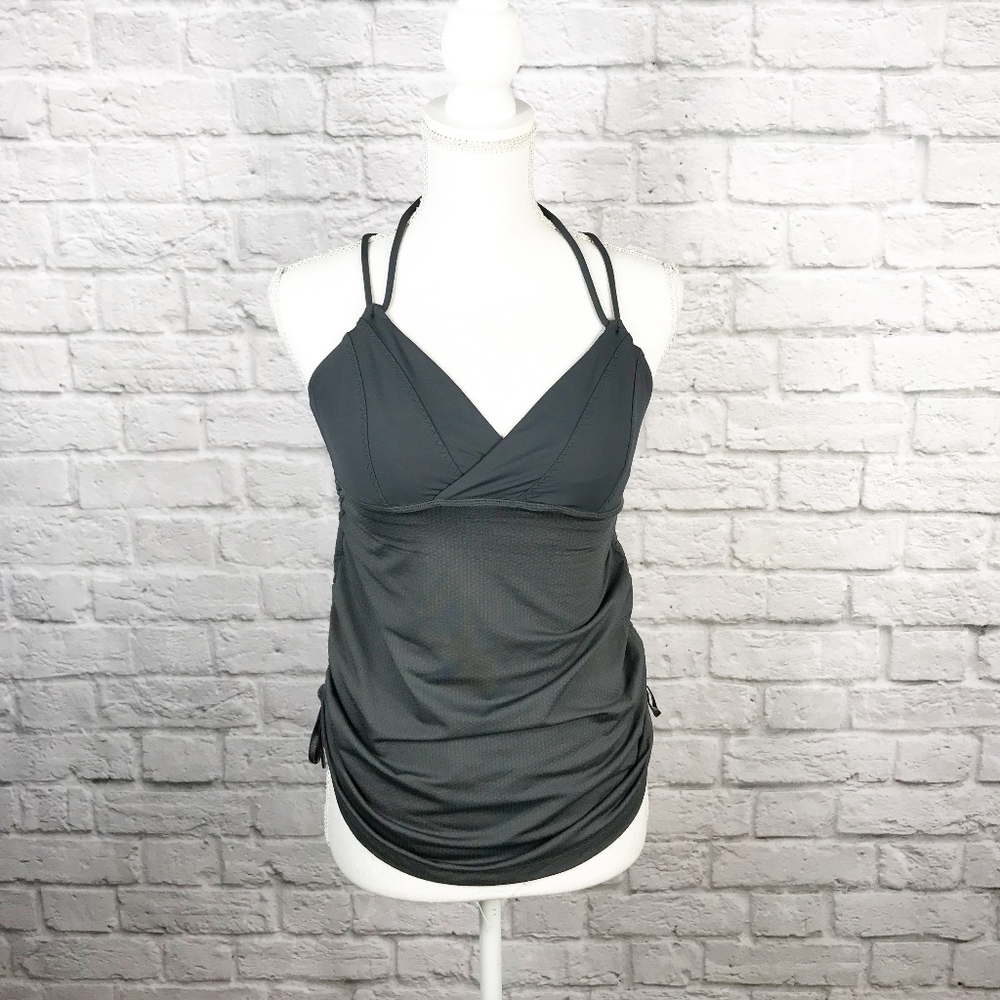 Lululemon Integrity Hot Tank in Grey Coal